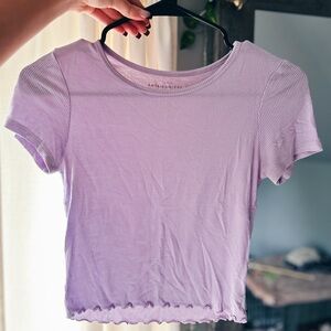 American Eagle Lavender Knit Top (S) - Like New